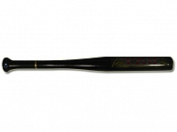 Бита деревянная для игры в бейсбол/Бита/Бейсбольная бита/Бита для бейсбола V76. Цвет чёрный, коричневый.