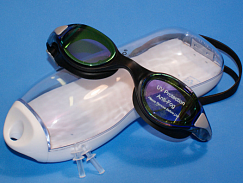 Очки для плавания МС1970 -СЕ цвет черный с серыми вставками