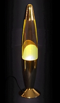 Лампа Вулканическая-золотая, (H-41см) LSKM1Y