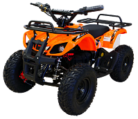 Детский квадроцикл MOTAX Mini Grizlik X-16 Big Wheel 1000W черно-оранжевый