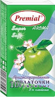 Premial Платочки бумажные c ароматом зеленое яблоко 6 шт. 67244