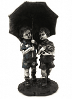 Дети под зонтиком-фигура (15*10*26см) FS-46535