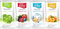 AMRA Влажные салфетки освежающие, 4 фруктовых аромата 20 шт. 00446