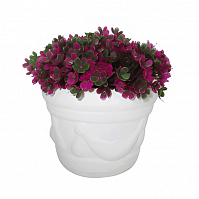 Цветы в кашпо/Искусственные растения/Цветочная композиция/Декоративный букетик, диаметр 9 см, высота 10 см
