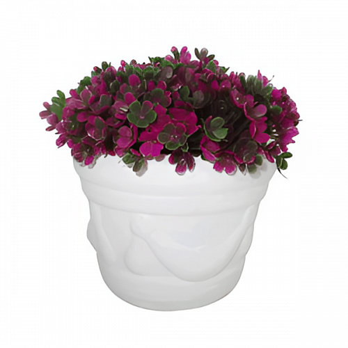Цветы в кашпо/Искусственные растения/Цветочная композиция/Декоративный букетик, диаметр 9 см, высота 10 см