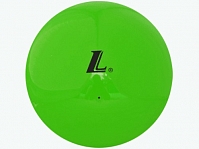 Мяч для художественной гимнастики "L" (силикон), цвет - зелёный. Диаметр 15см. :(D15):