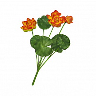 Цветок водоплавающий/Красивый цветок для пруда/Декоративный цветок красный, 60 см.