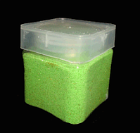 Песок декоративный (цвет: зелёный) KR-9019