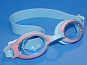 Очки для плавания SG1800-Г цвет голубой с розовыми вставками