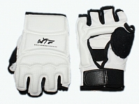 Перчатки спортивные/ перчатки для тхеквондо/ перчатки для единоборств.  Размер XL. Цвет: бело-черный