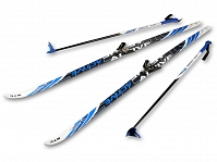 Лыжный комплект STС (лыжи, палки, крепление 75 мм): 200