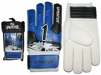 Перчатки вратарские /перчатки футбольные/перчатки минифутбольные SPRINTER. Размер: L(10).