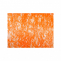 Упаковка для цветов Сизаль паутинка оранжевая 5508 (50 см х 10 м)
