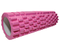 Валик (ролл) GO DO/Валик для фитнеса/Валик для йоги/Ролик (ролл) массажный/Валик гимнастический, рельефный, полый. Длина 45 см, внешний диаметр 14 см. Цвет из ассортимента