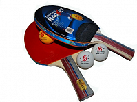 Набор для игры в настольный теннис/ пинг-понг Sprinter. (2 ракетки, 3 шарика)