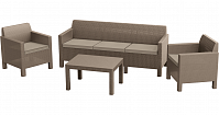 Комплект мебели Orlando Set with 3 seat sofa (капучино)