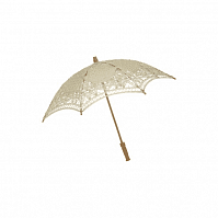 Зонтик декоративный белый/Оригинальный декор/Зонтик для интерьера,30см.