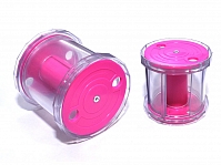 Катушка для лент художественной гимнастики INDIGO LOTTY, цвет:розовый, фиолетовый