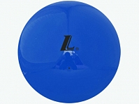 Мяч для художественной гимнастики "L" (силикон), цвет - синий. Диаметр 15см. :(D15):